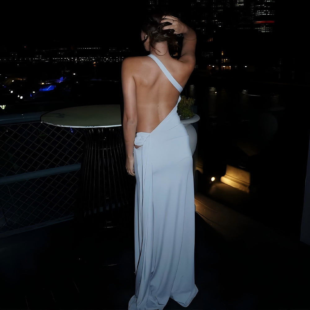 The Siena One-Shoulder Dress