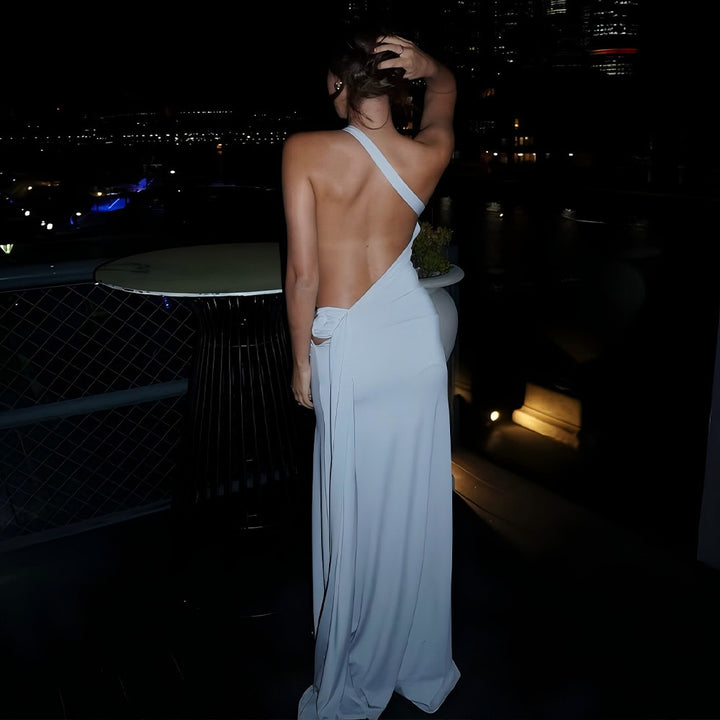 The Siena One-Shoulder Dress