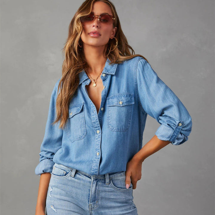 Muse Denim Button-Up