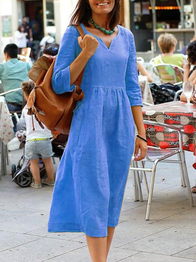 The Marlow Linen Dress