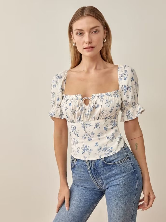 The Lillian Floral Blouse