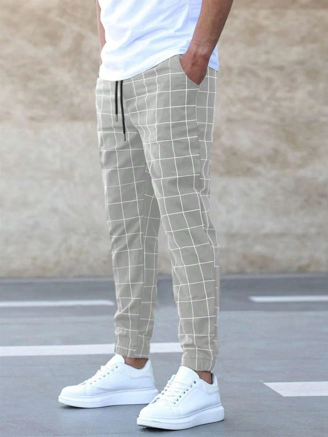 Crossmark Checkered Jogger
