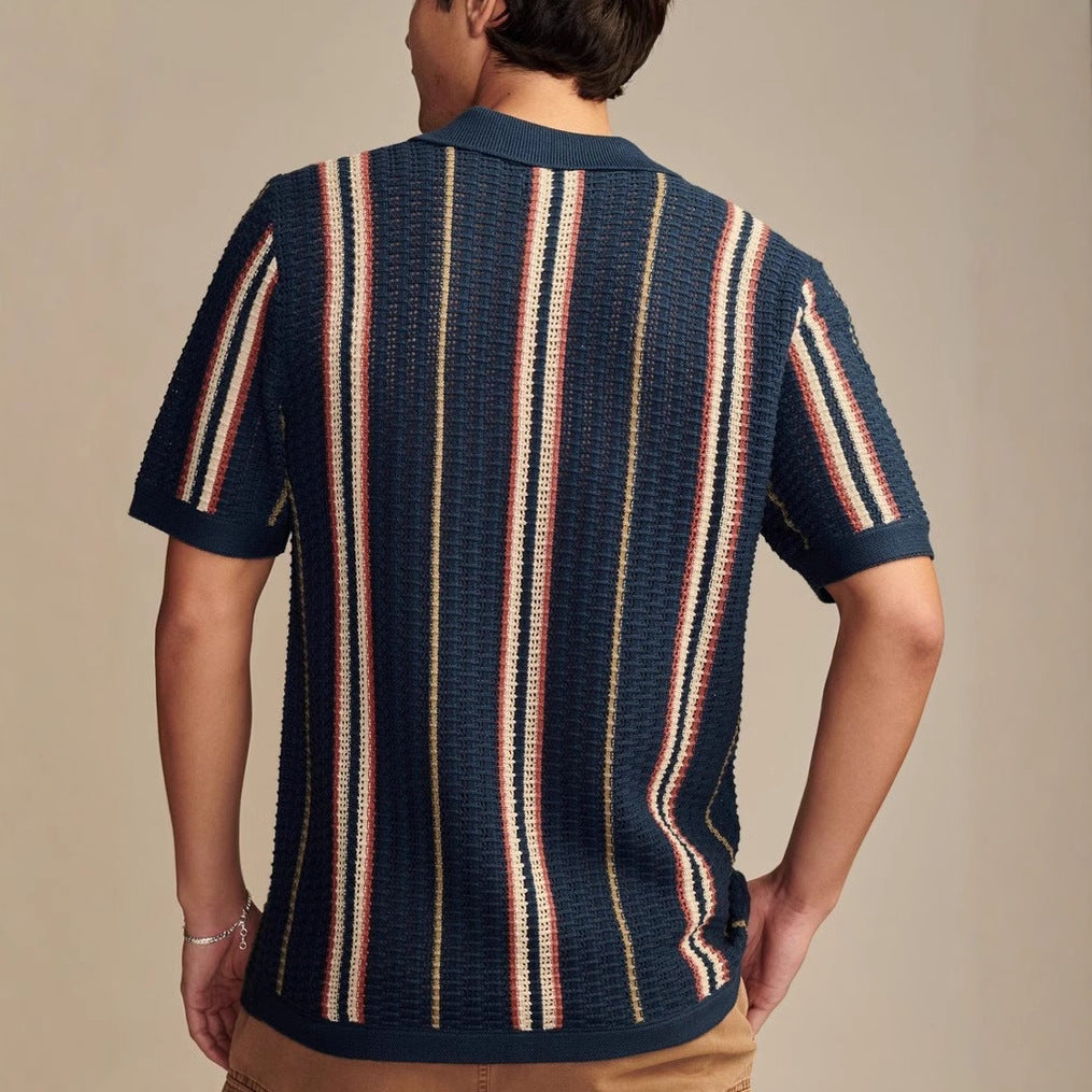 Cabana Knit Button-Up