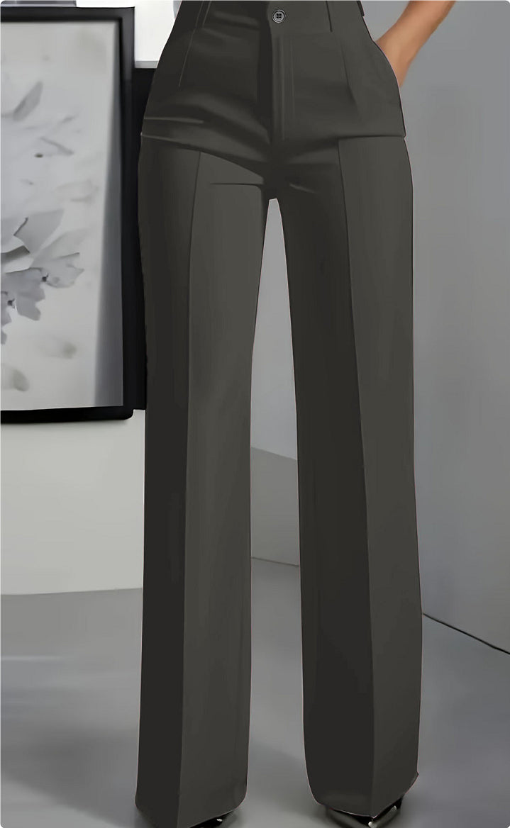 Elara™ Tailored Wide-Leg Trousers