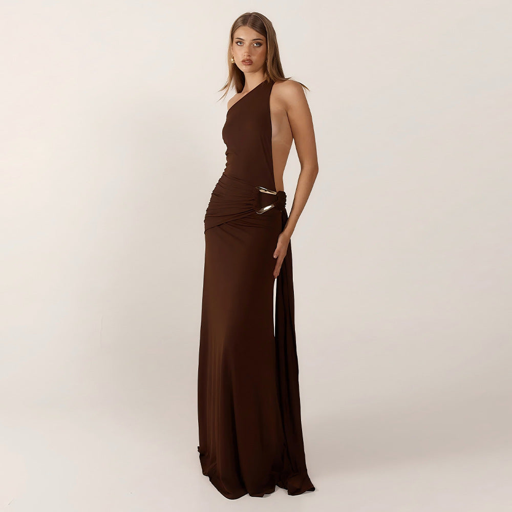 The Siena One-Shoulder Dress