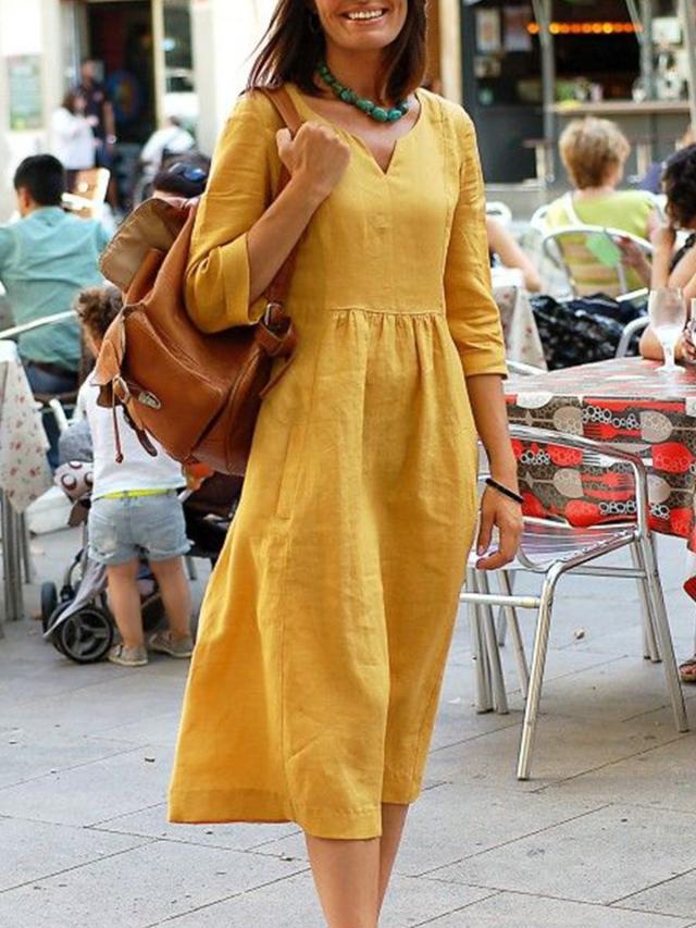 The Marlow Linen Dress
