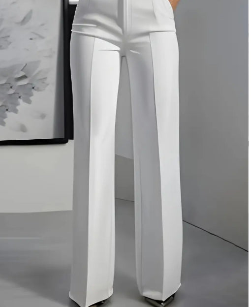 Elara™ Tailored Wide-Leg Trousers