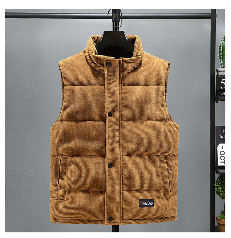 Alpine Ribbed Puffer Vest
