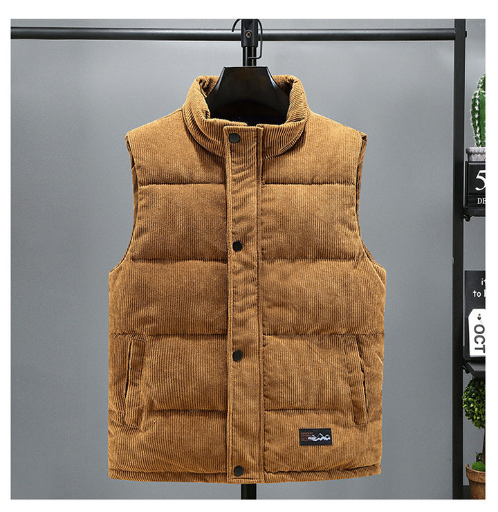 Alpine Ribbed Puffer Vest
