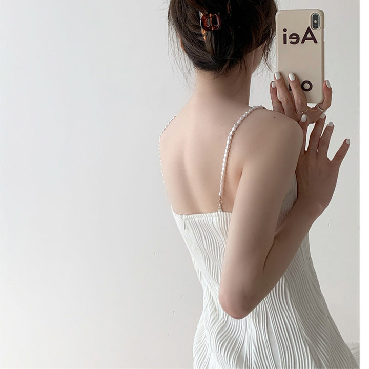 The Water Ripple Textured Cami Dress