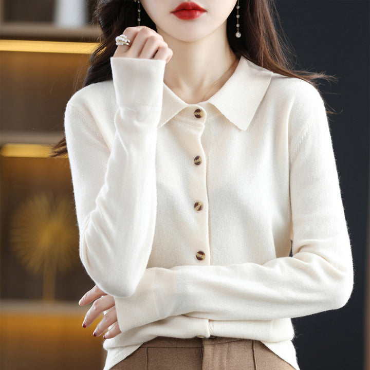 Grace Soft Knit Button-Up