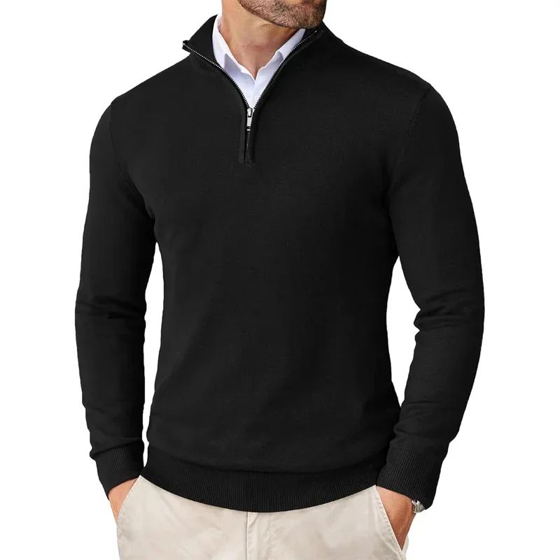 The Santoni Quarter Zip Sweater