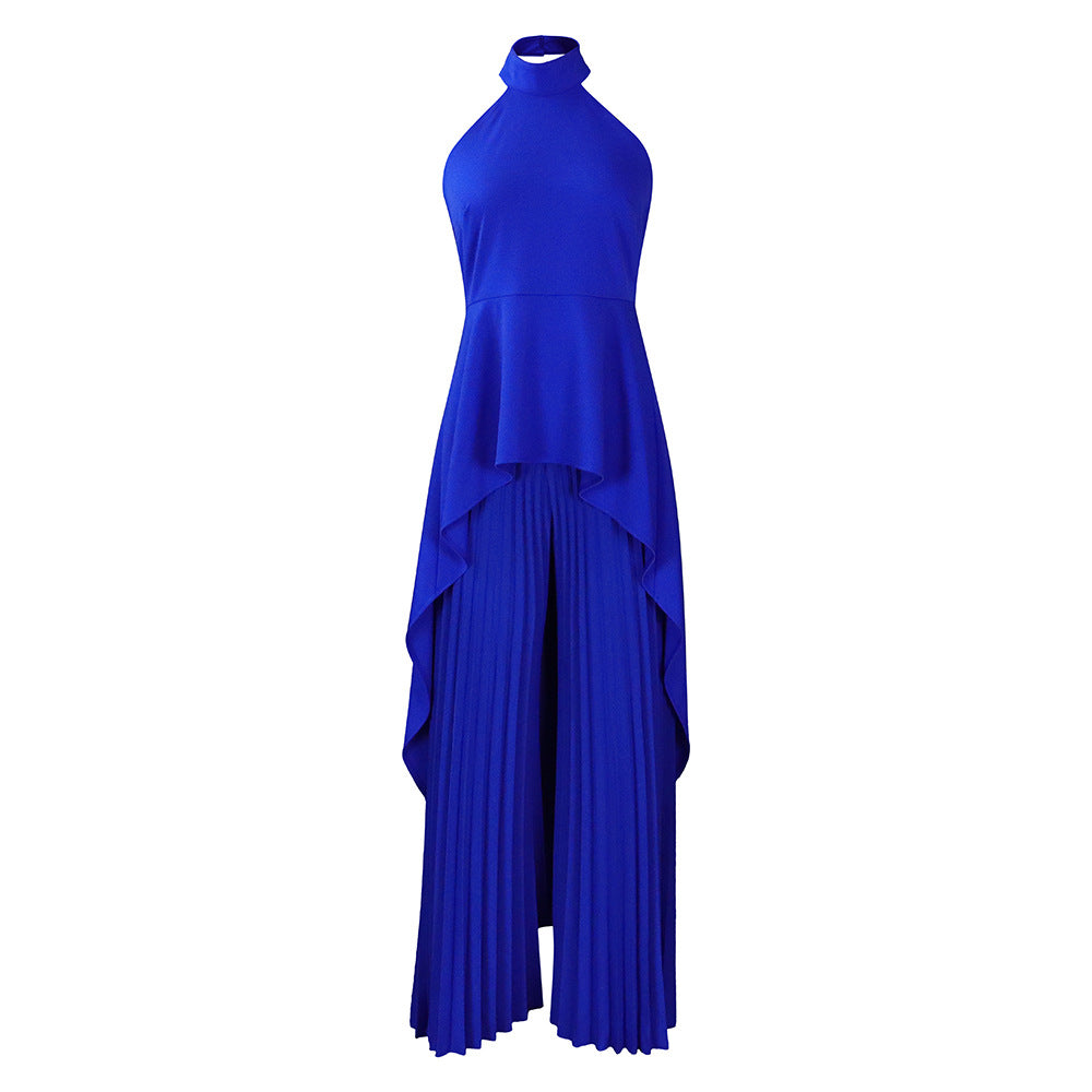 The Elowen Layered Halter Gown