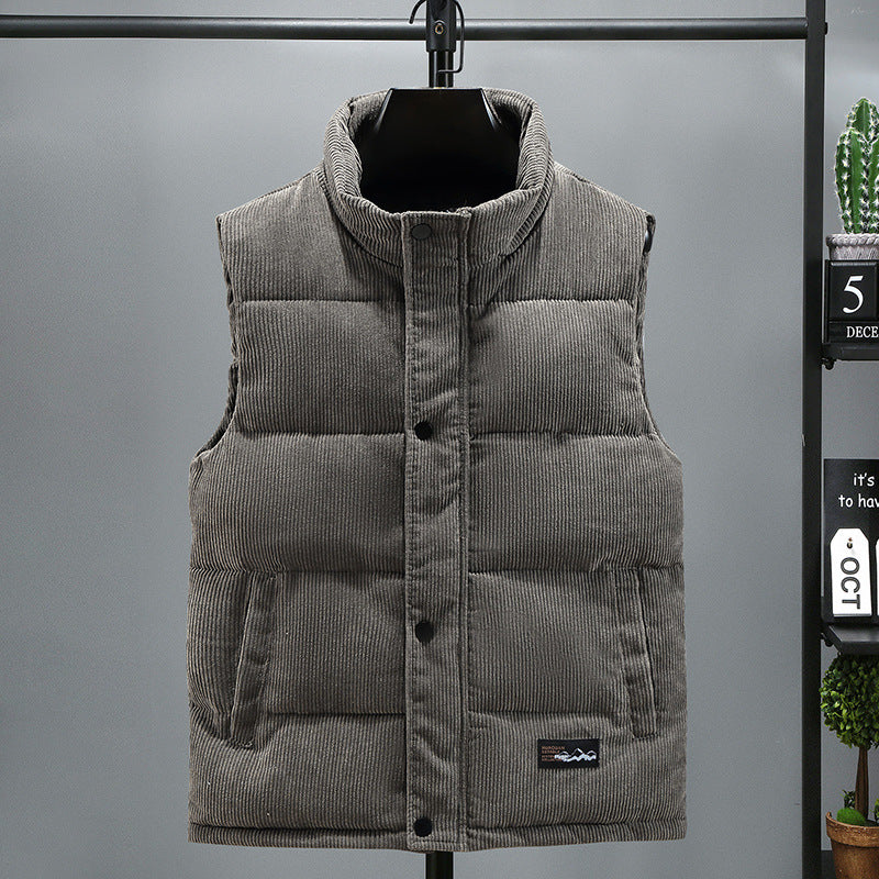 Alpine Ribbed Puffer Vest