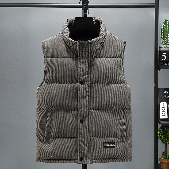 Alpine Ribbed Puffer Vest