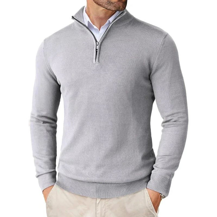 The Santoni Quarter Zip Sweater