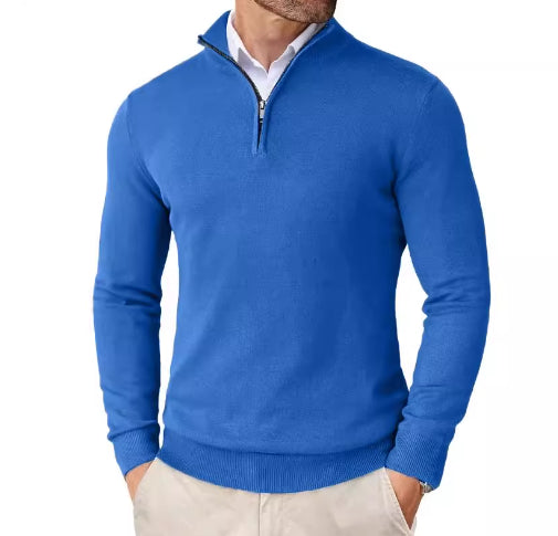 The Santoni Quarter Zip Sweater