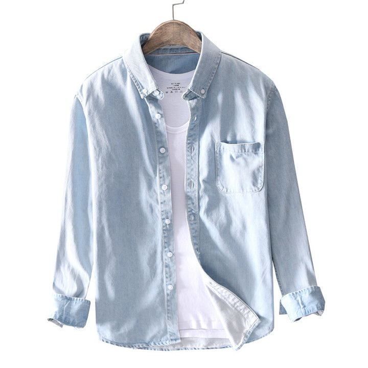 Heritage Cotton Denim Button-Down