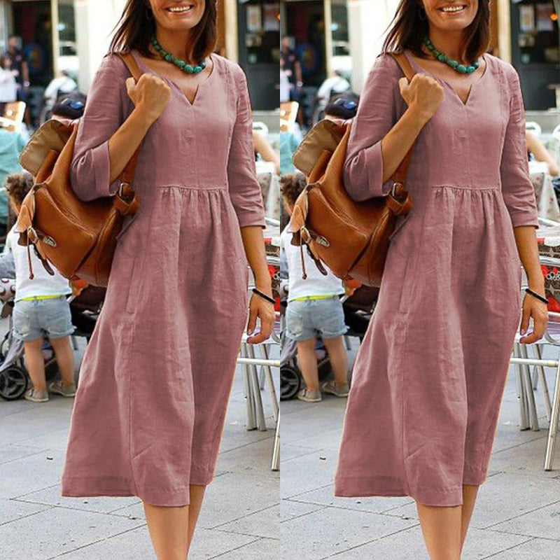 The Marlow Linen Dress
