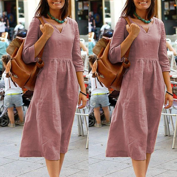 The Marlow Linen Dress