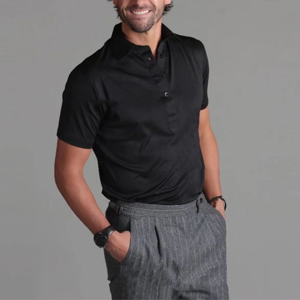 Semi-Spread Collar Polo