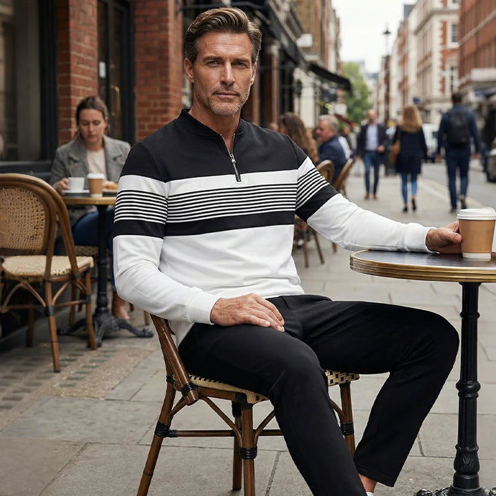 Vanguard™ Striped Quarter-Zip and Pants Set
