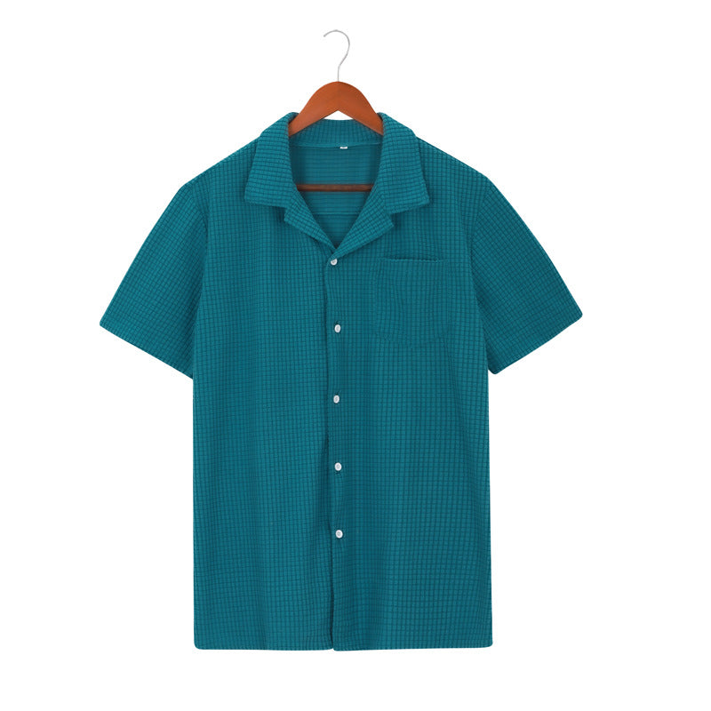 Bayshore Waffle Button-Up Shirt