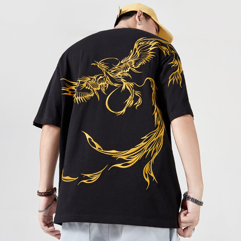 Phoenix Embroidered Tee