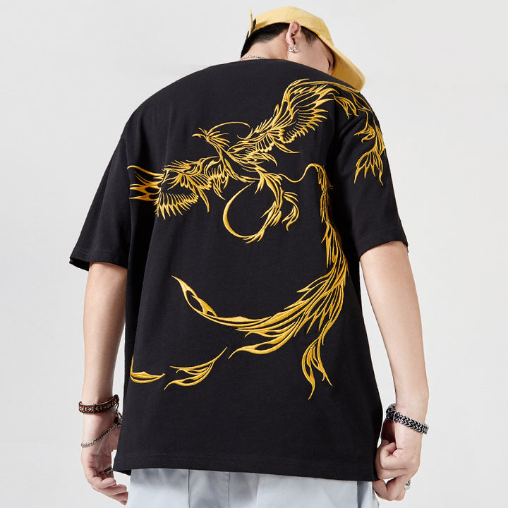 Phoenix Embroidered Tee