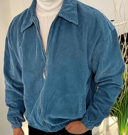 Ashford Corduroy Zip-Front Jacket