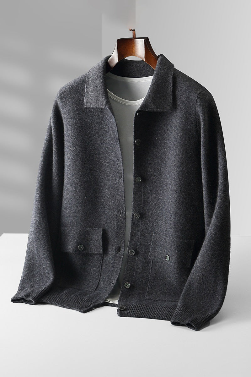 Prestige Merino Wool Cardigan