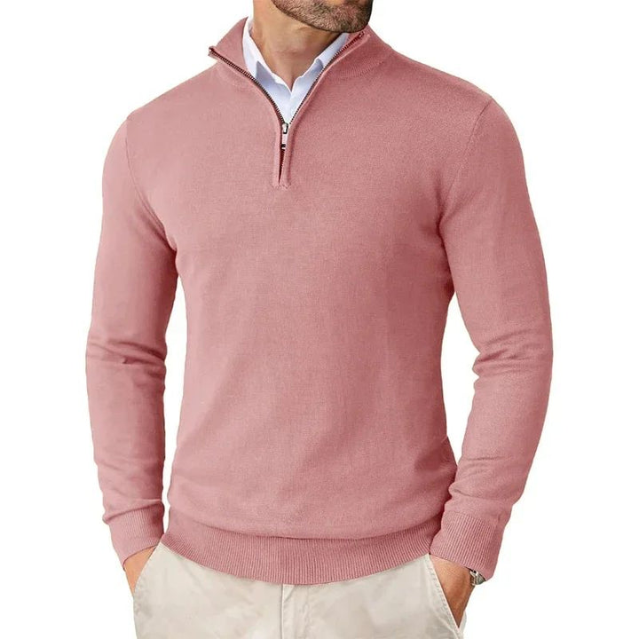 The Santoni Quarter Zip Sweater