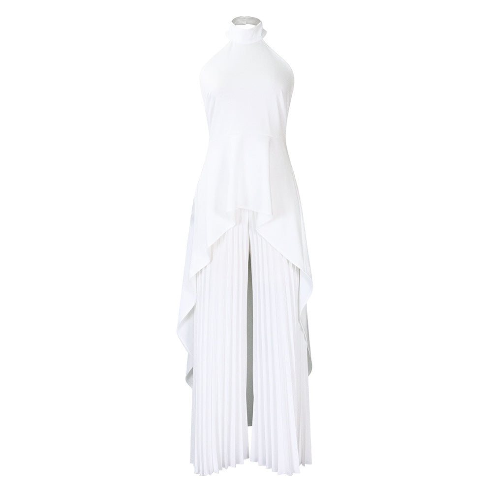 The Elowen Layered Halter Gown