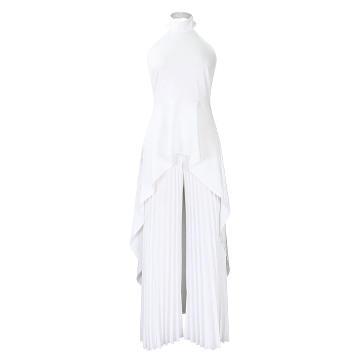 The Elowen Layered Halter Gown