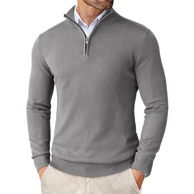 The Santoni Quarter Zip Sweater