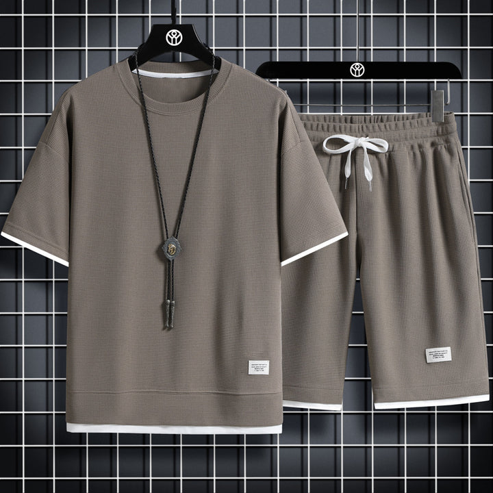 Waffle Knit Lounge Set
