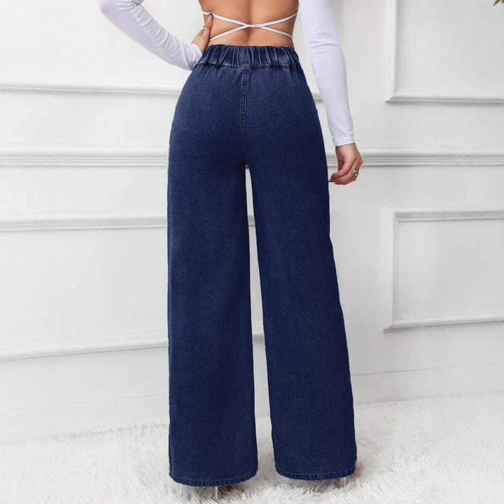 Women's High-Waisted Wide-Leg Jeans