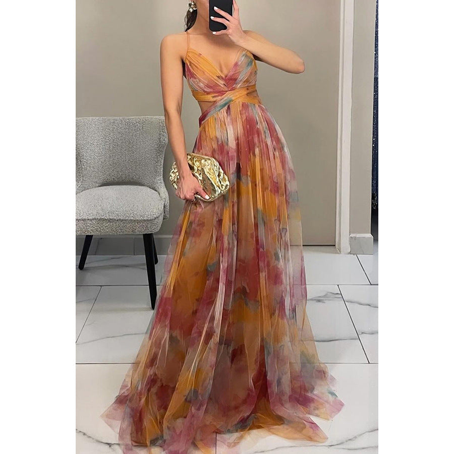 The Capri Sunset Maxi Dress