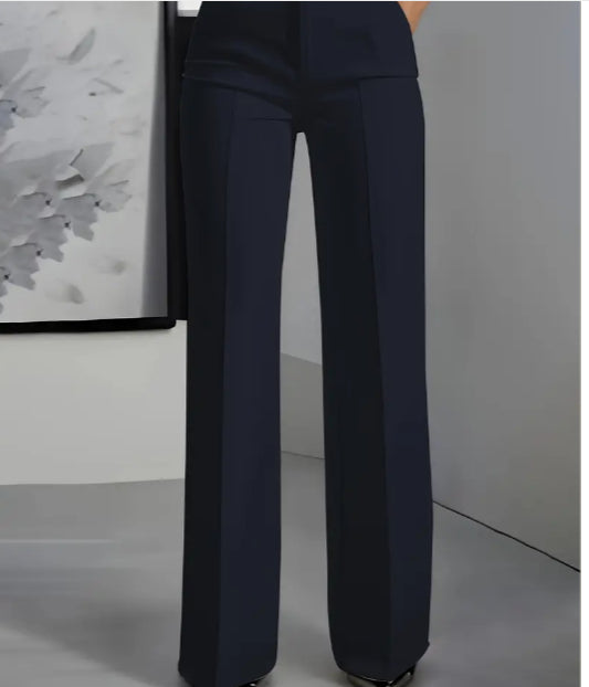 Elara™ Tailored Wide-Leg Trousers