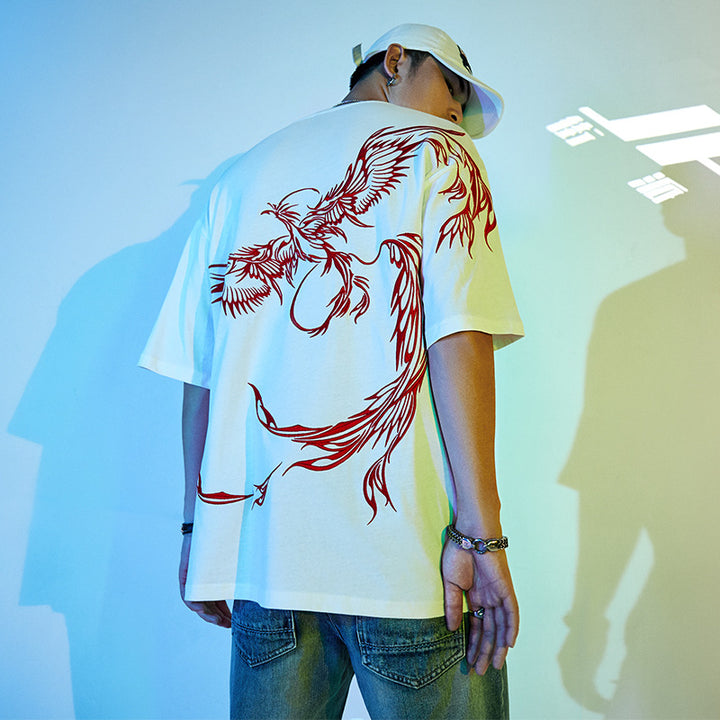 Phoenix Embroidered Tee