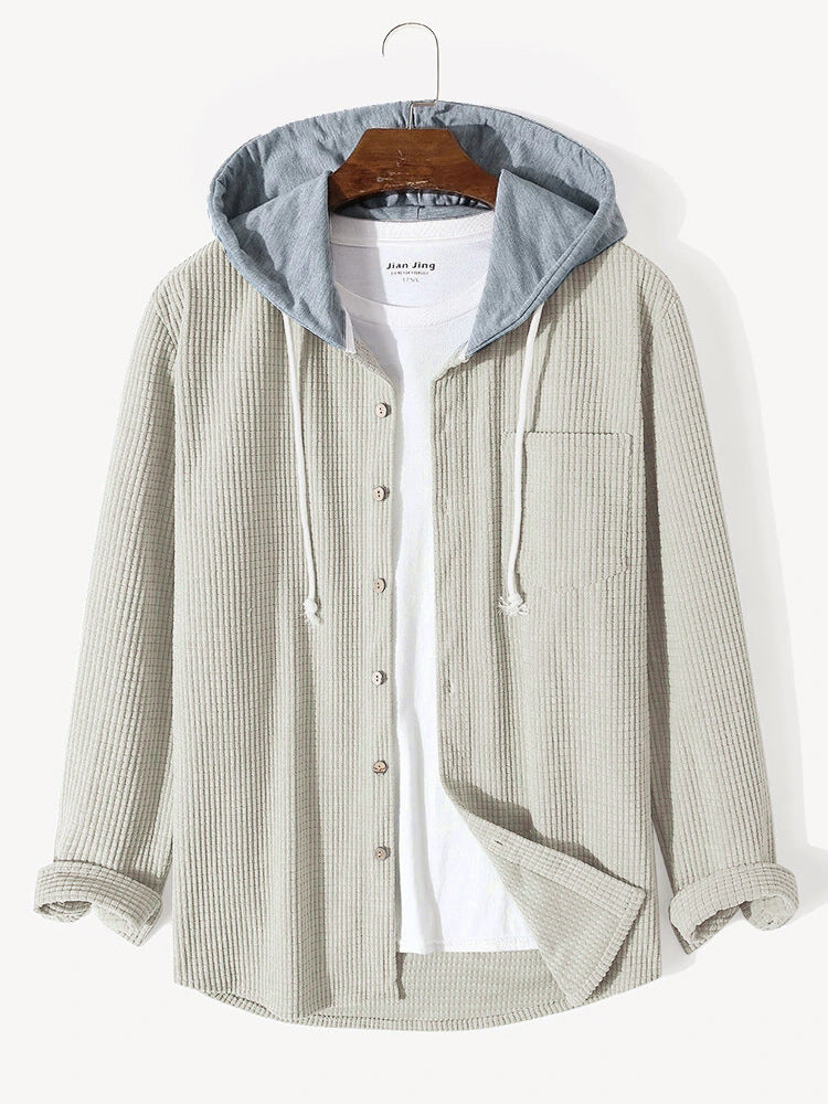 Laidback Knit Hoodie Shirt