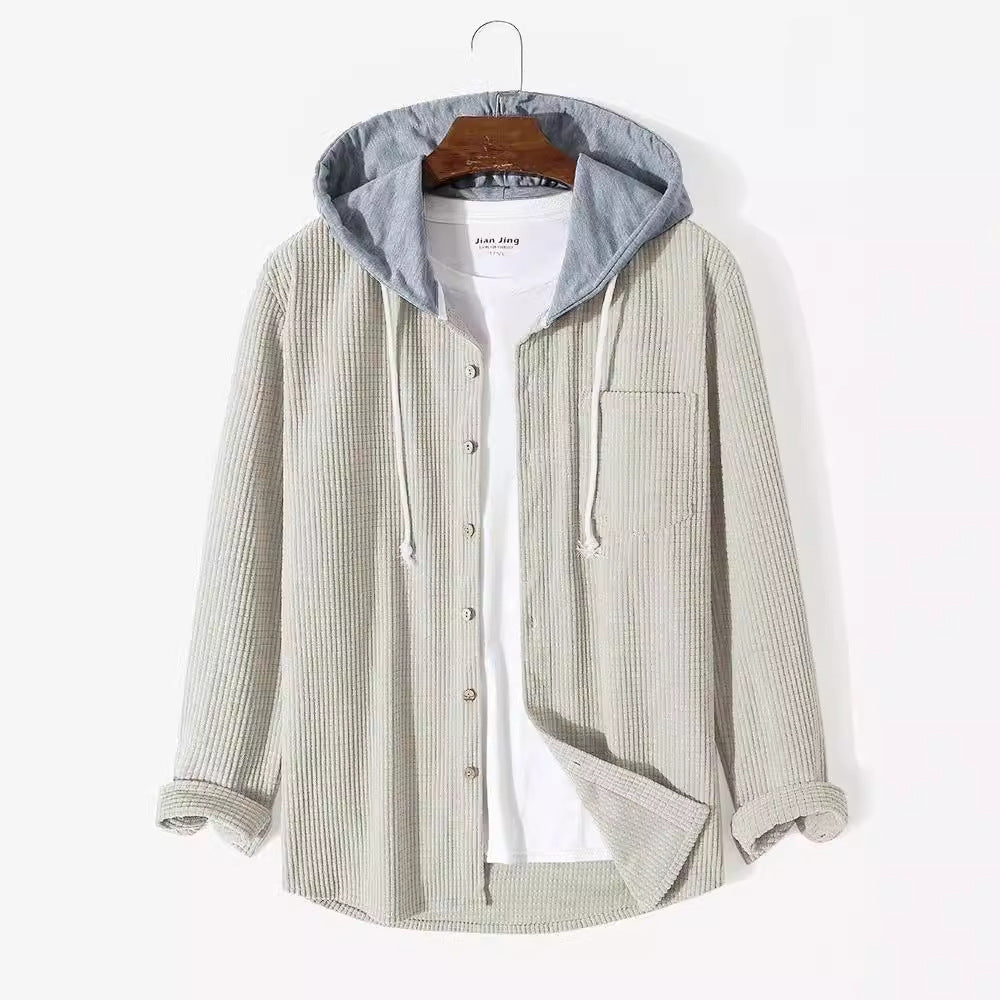 Laidback Knit Hoodie Shirt