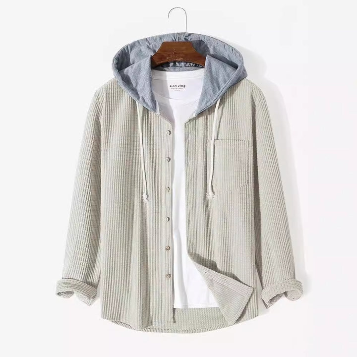 Laidback Knit Hoodie Shirt