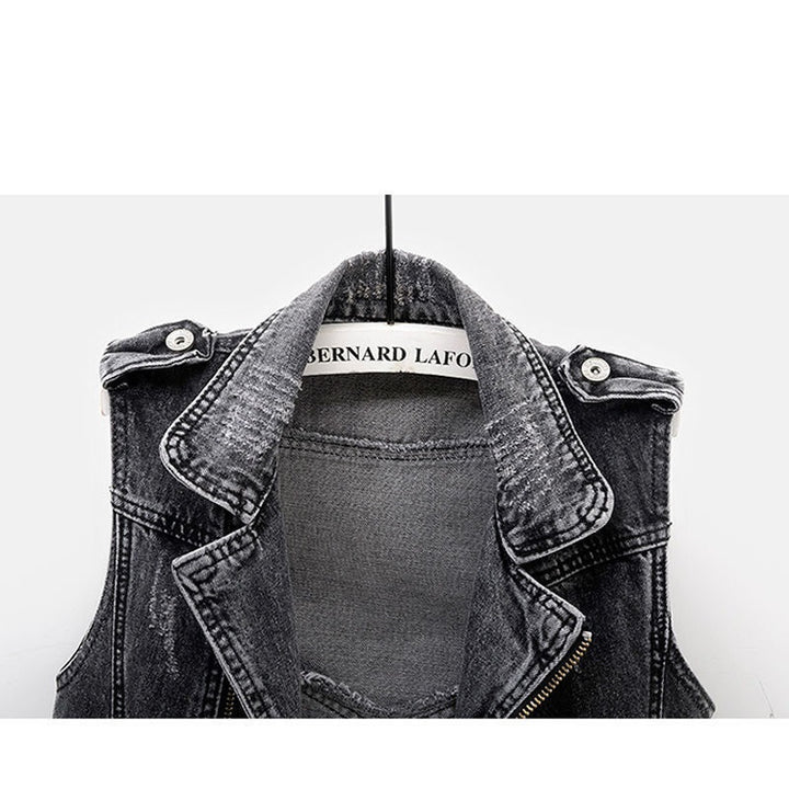 Detour Distresed Denim Vest