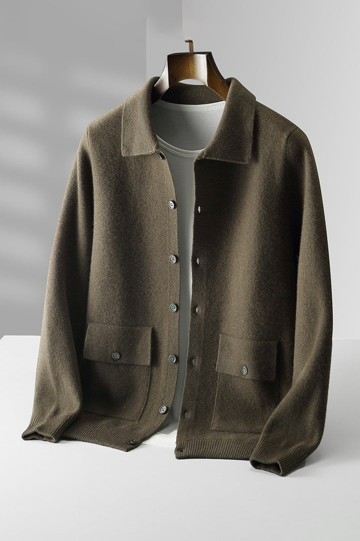 Prestige Merino Wool Cardigan