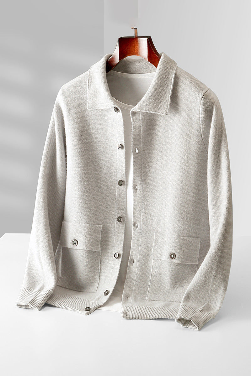 Prestige Merino Wool Cardigan