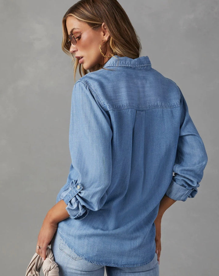 Muse Denim Button-Up