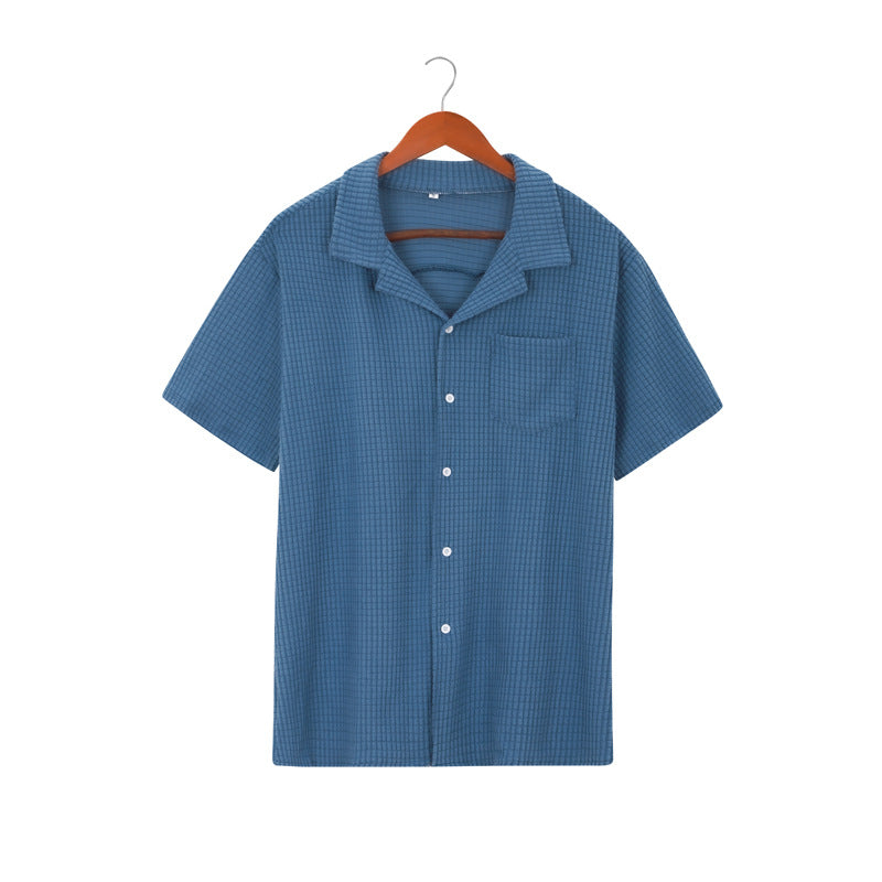 Bayshore Waffle Button-Up Shirt