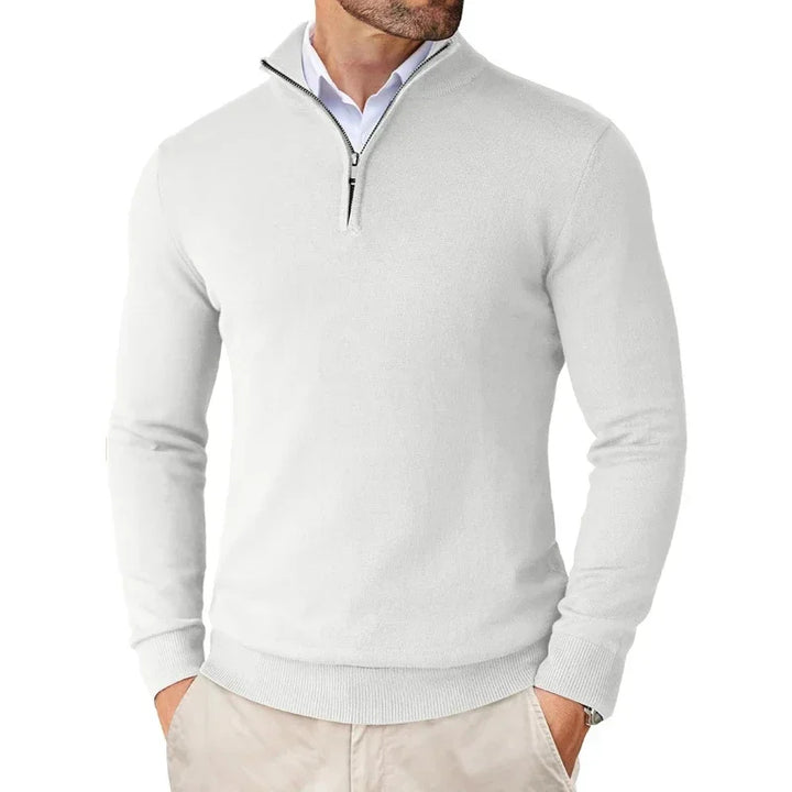 The Santoni Quarter Zip Sweater