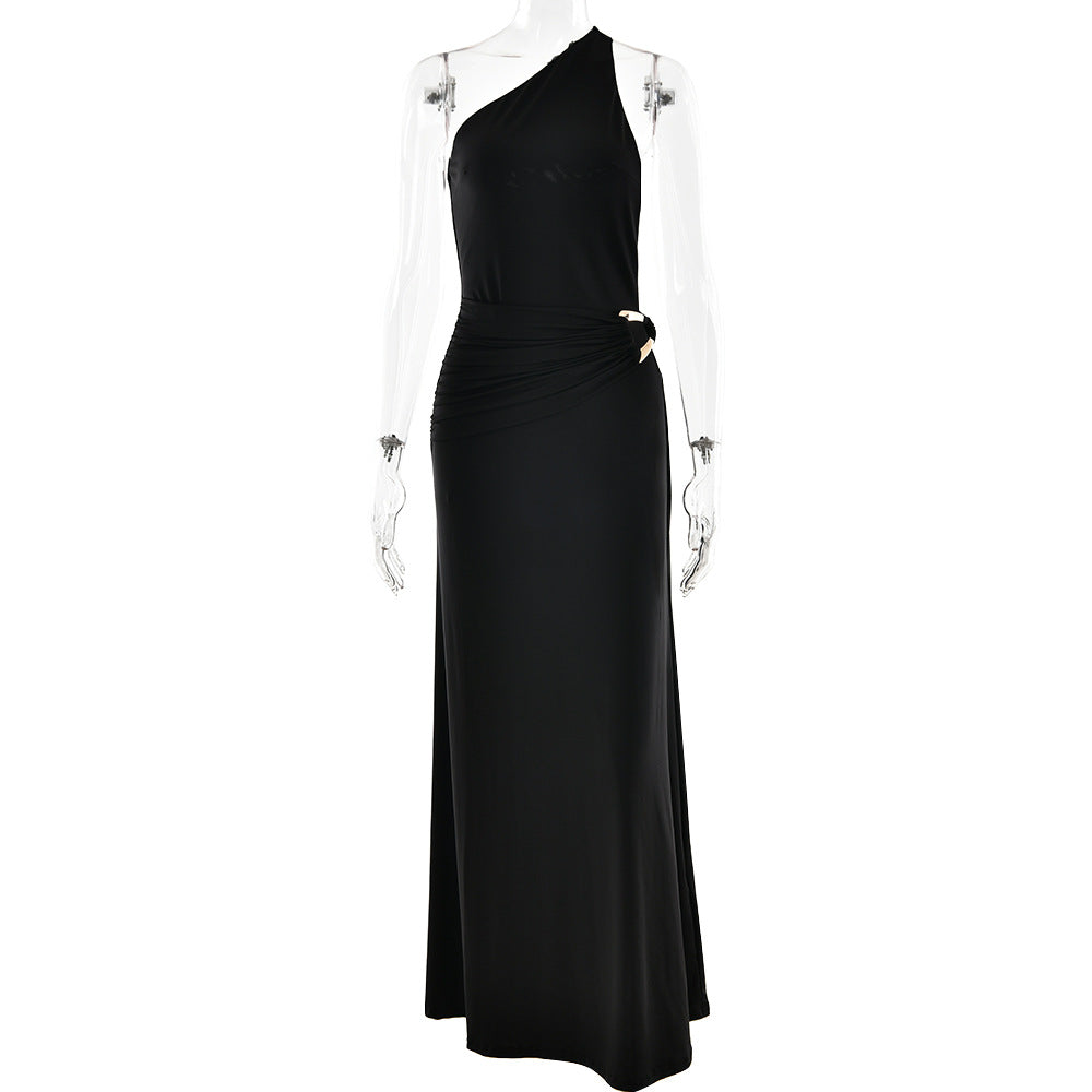 The Siena One-Shoulder Dress